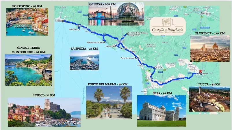 Hotel Castello Di Pontebosio Luxury Resort Licciana Nardi